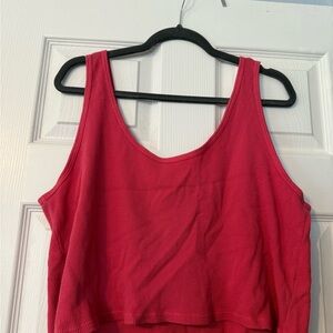 SET Active pink Sleeveless Crop Top